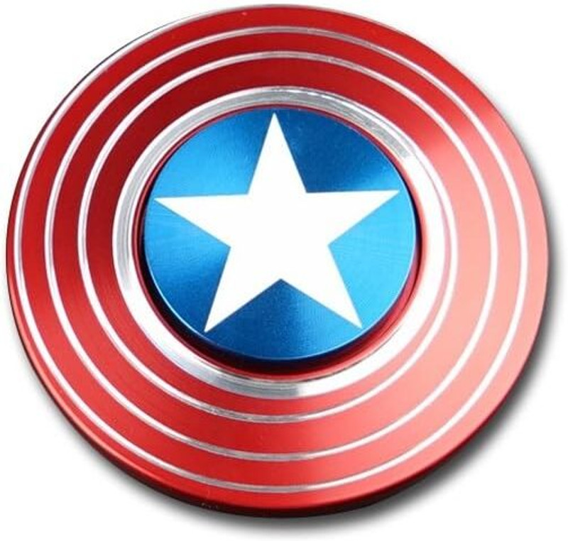 CJ CHILDREN'SJOY America Shield Metal Spinner Hand Spinner Stress Relieve Toys(Multicolor)
