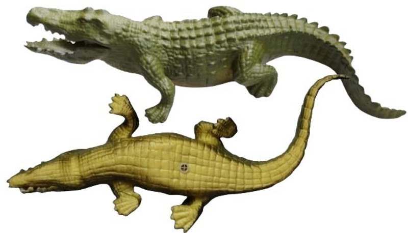 Tik C TIKC-CROC-GRN-01 Rubber crocodile Toy / Prank Toy Gag Toy(Green)