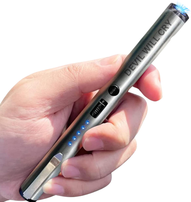 Devil Will Cry Electric Defence Pen | Professional Self Defense Pen Daily Use, Survival Gear Self Defence Pen Gag Toy