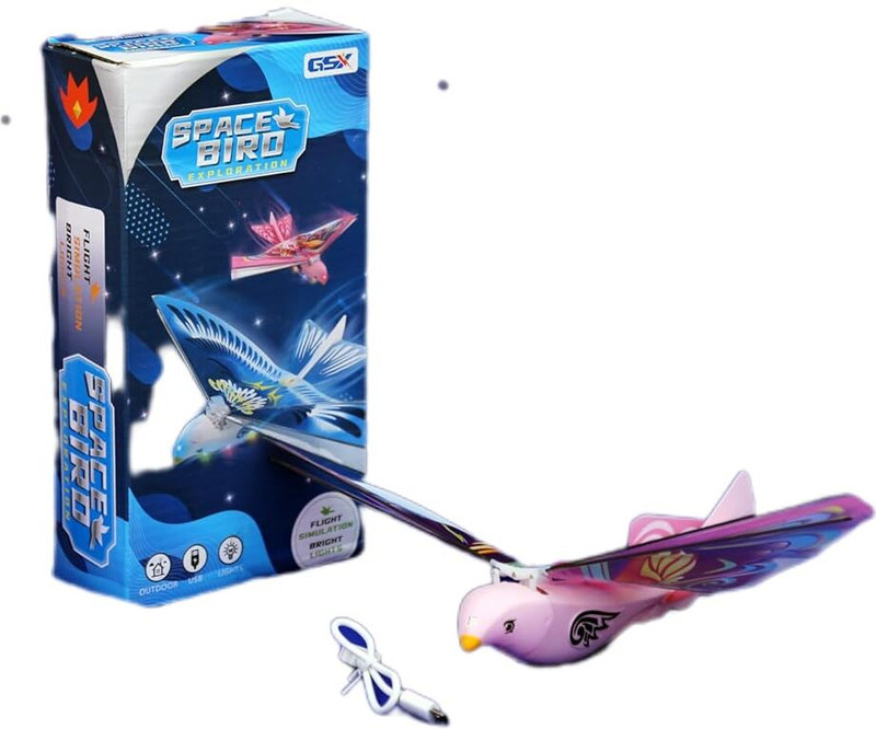 Taabar bird01 Flying Bird Toy Gag Toy(Multicolor)