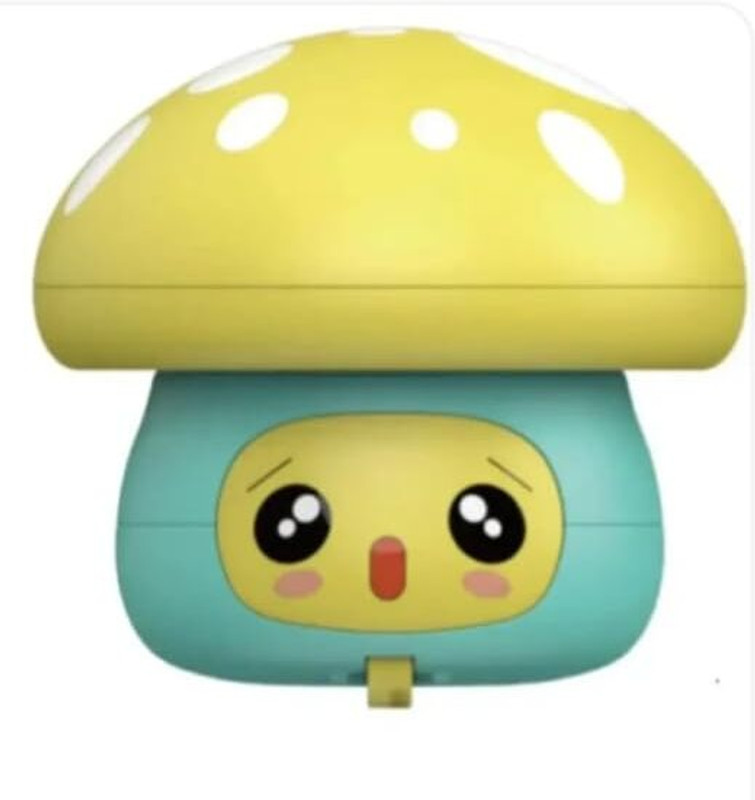 Infinite Variety Press & Go Mushroom Toy | Interactive Push & Go for Toddlers | No Battery Toy for Kids | 7×7×7 cm – Lightweight & Durable (Random Color) Gag Toy(Multicolor)