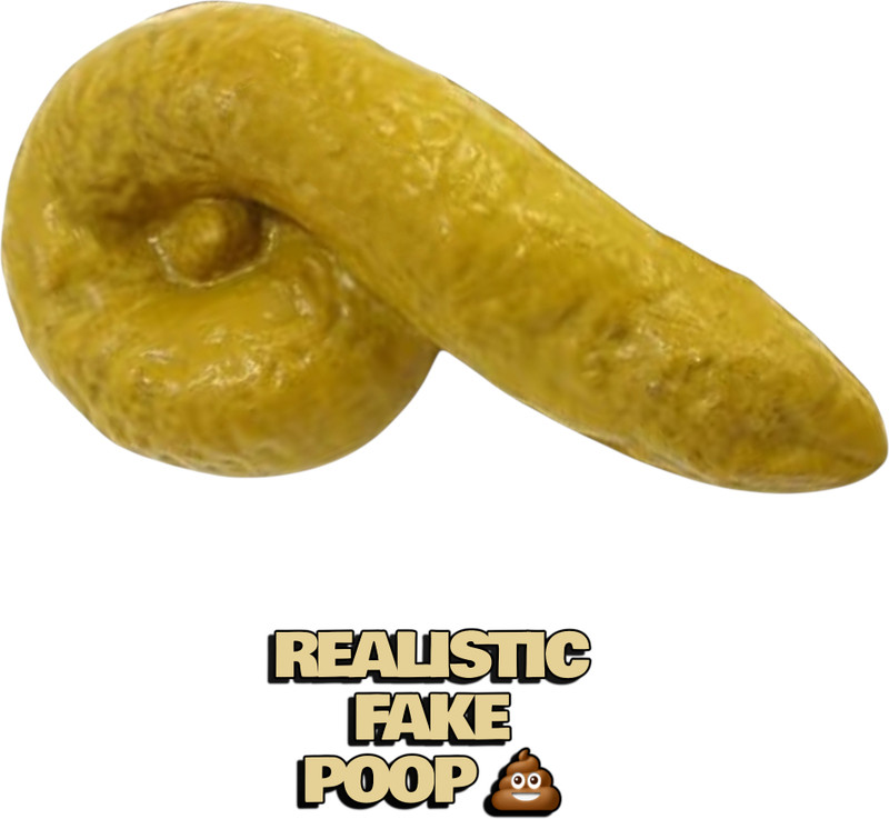 taka saki FAKE RUBBER POOP SHIT POTTY REAL LOOK FUN TOY 1 PC prank toy Gag Toy(Brown)