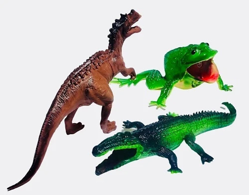 VEDY animal toys frog,crocodile,dinosaur gang gang toys Gag Toy(Multicolor)