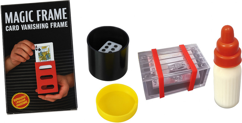 vkmart Amazing Ultimate Magic Combo magic frame, dice dabi, note box, milk bottl magic frame, dice dabi, note box, milk bottle Gag Toy(Multicolor)