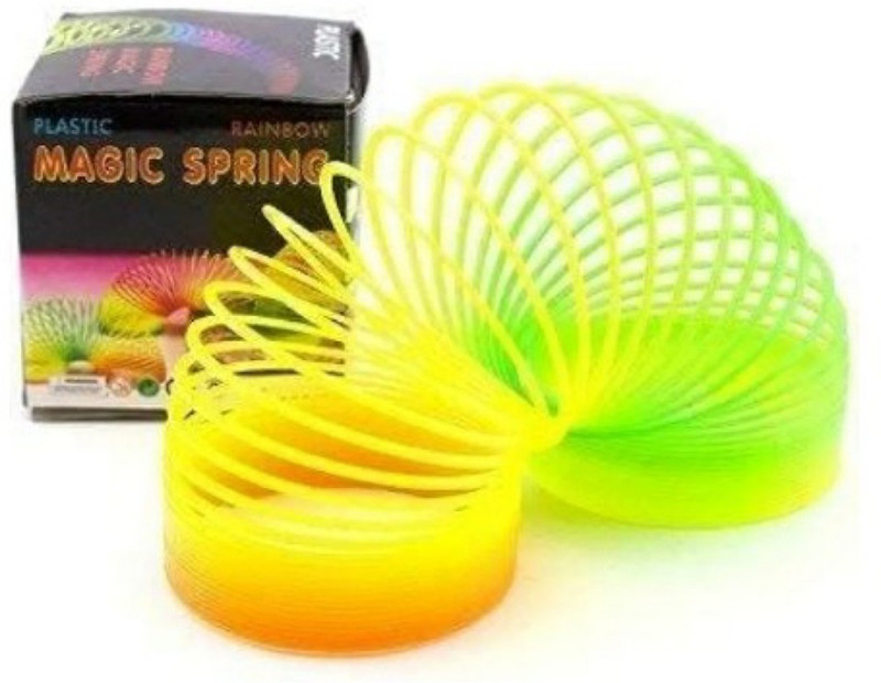 MOOHFAT Rainbow Magic Spring Toy Magic Spring Gag Toy(Multicolor)