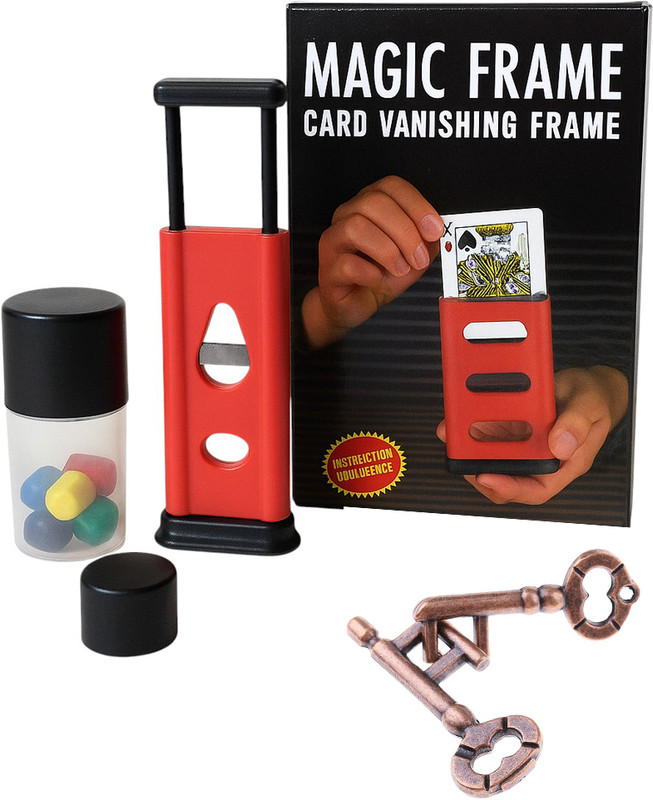 NOWAIT Funny Amazing Unique Magic Combo crazy cube, finger cutter, magic frame, key magic kit Gag Toy