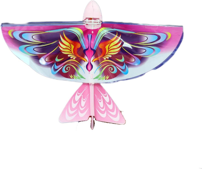Taabar Electric Gliding Flying Bird Toy with Lights - Rechargeable for kids Flying Bird Toy Gag Toy(Multicolor)