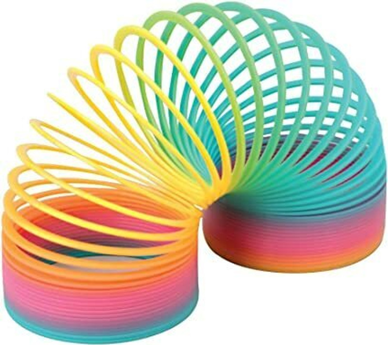 DDTOYS Rainbow slinky ring Magic Spring Gag Toy Gag Toy (Multicolor) Magic Ring Gag Toy(Multicolor)