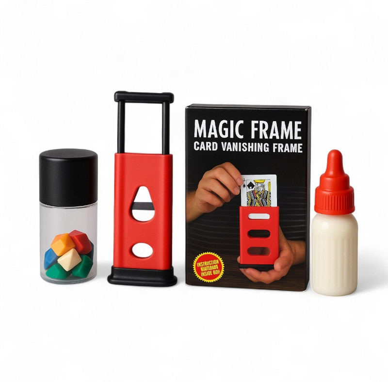 NOWAIT Magic All In One Wonder cube dabi, finger cutter, frame, milk bottle crazy cube dabi, finger cutter, magic frame, milk bottle Gag Toy(Multicolor)