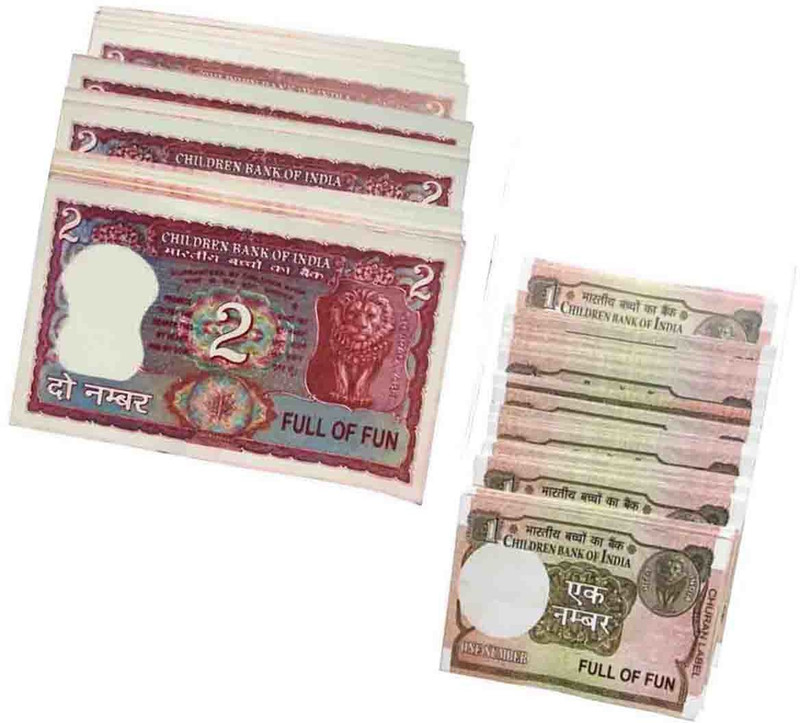 PTCMart Dummy Currency prank notes 100 each | 5-20 | Notes 200pcs India currency gag fake notes Gag Toy