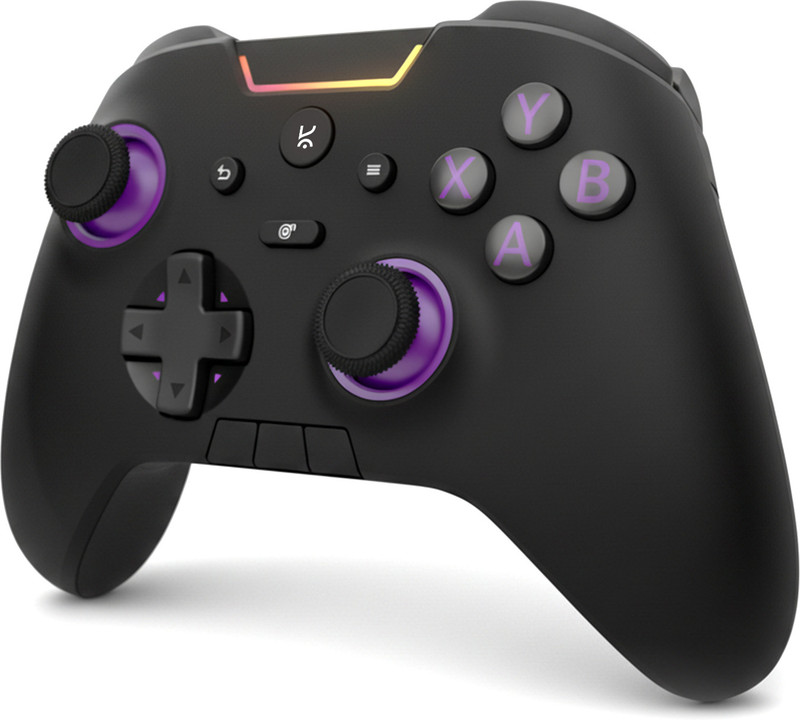 Kreo Surge XB Wireless Gaming Controller with Hall Effect, Turbo Mode, RGB Gamepad(Black, For PC, Android)