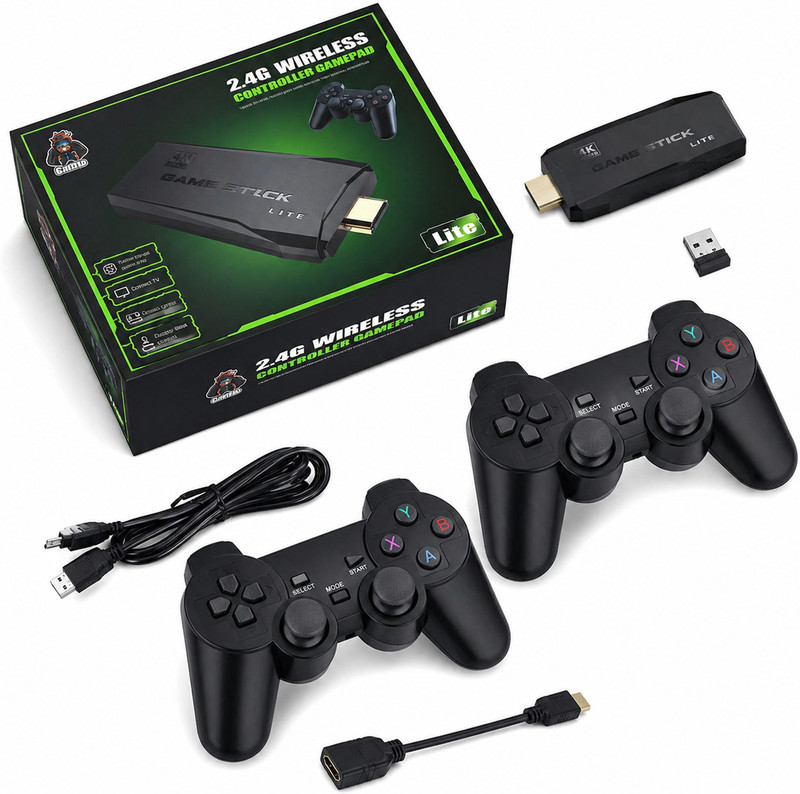 Divarostore 4K-GAMESTICK USB  Gamepad(Black, For Android)
