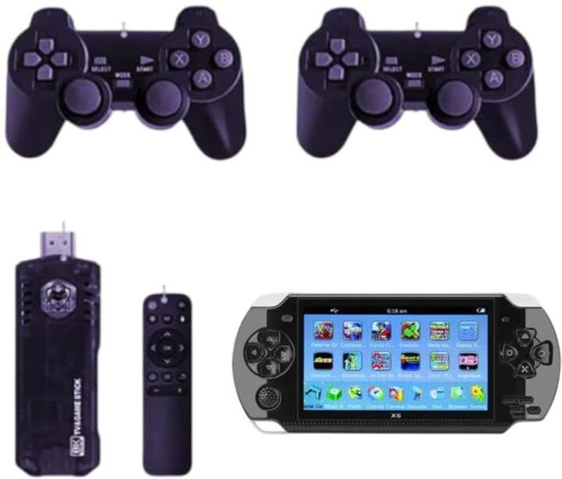 Lipzie C444.96ABG10.X8.Video.Game+X6.Video.Game USB  Gamepad(Multicolor, For Switch)