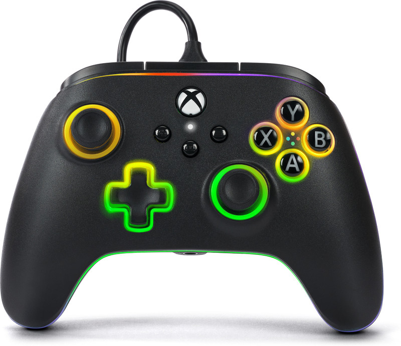 PowerA Officially Licensed Xbox & PC Gaming Advanatge Wired Controller USB  Gamepad(Purple, For Xbox Series S, Xbox Series X, Xbox One, Windows 10)