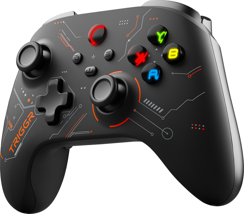 TRIGGR Striker Bluetooth Gamepad(Black, For PS4, PS3, PC, Mac OS, Android, iOS)