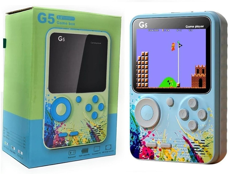 HG WORLD Retro GameBoy G620 Portable Handheld Gaming Console for Tv video game for kids Gamepad(Navy Blue, Pocket Fun, 500+ Games, 3.5 TFT Screen, AV Output, Best Gift for All Ages, For Android)