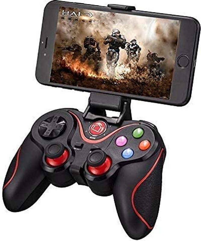 HG WORLD Wireless V8 Gamepad Gaming Controller for PC High Performance TV Game Controller Bluetooth  Gamepad(Black, Gaming Remote for TV, Best Value Gaming Pad Controller, Game Remote, For iOS, Android, PS4, PS3, PC)