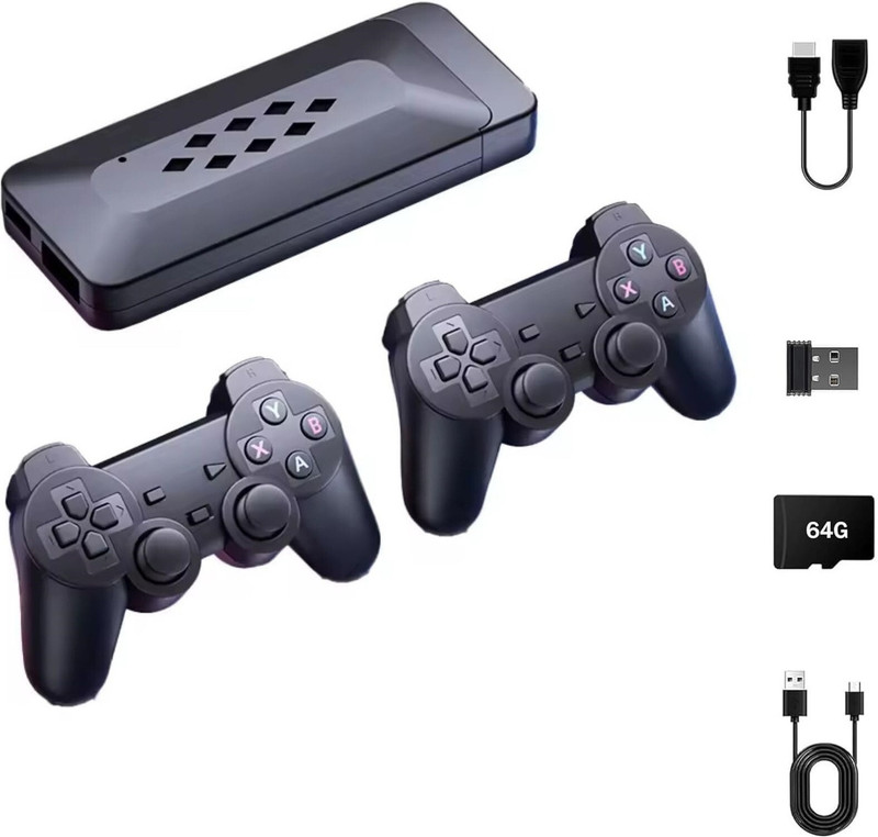 SHAILRON M33 Game 30000+ INBUILT Classic Games 3D 4K Full HD Bluetooth  Gamepad(Black, 6 Month warranty any manufacturing defect with warranty certificate, For Android)