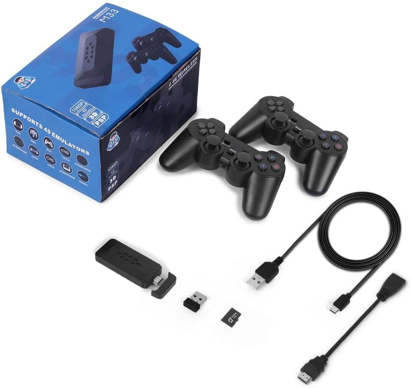 Advik M33 64 GB with 30000+games(Black)