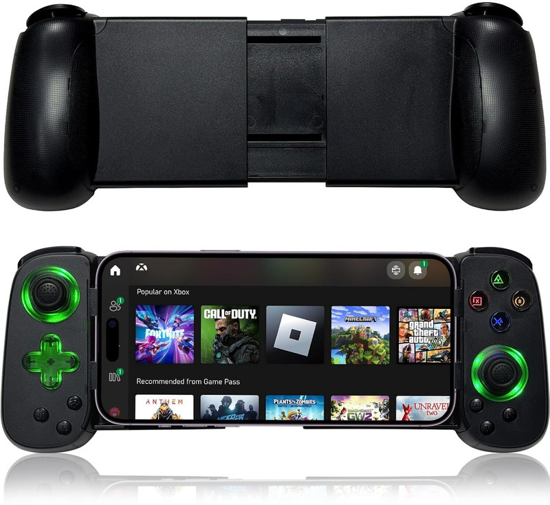 ELECTRO WOLF Wireless Controller with Hall Joystick/Turbo/6-Axis Gyro/Dual Motor|Cloud Gaming Bluetooth  Gamepad(Black, For Android, Mac OS, PC, PS4, PS5, Windows 10, Xbox One, Xbox One X, iOS)