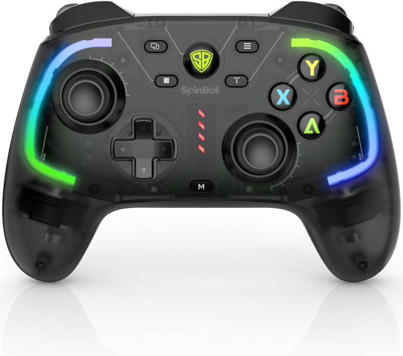 SpinBot Astro GX2 Wireless PC Controller with-1000Hz Poling Rate-Hall Effect-Turbo Mode Gamepad(Black, For PC, Windows 10, Mac OS)