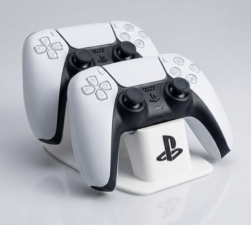 ZAKURA PS5-Stand-01  Gaming Accessory Kit(Sky Blue, White, Black, For PS5)