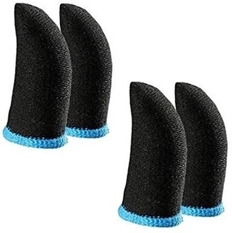 Utkarsh Set Of 2 Pair Finger Sleeve Cap for Mobile Pubg/call Off Duty/free Fire Game Trigger Battle Royal Sensitive Shoot and Aim Supports & Suitable for All Smart Mobile Phones  Gaming Accessory Kit(Multicolor, For iOS, Android)