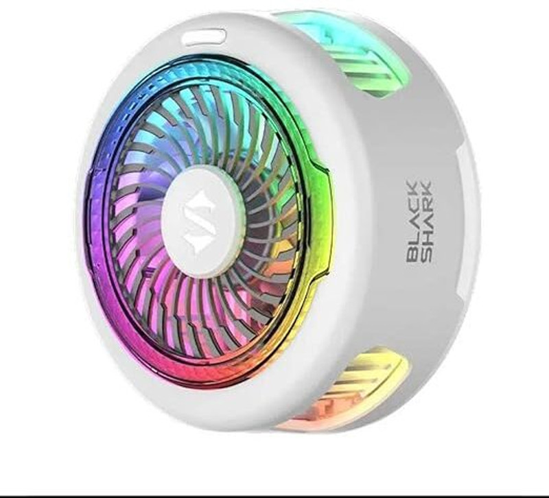 Cubonic Shark Magnetic Funcooler 5 Phone Cooler Fun for Gaming, Cell Phone Cooler  Gaming Accessory Kit(White, For Android, iOS)