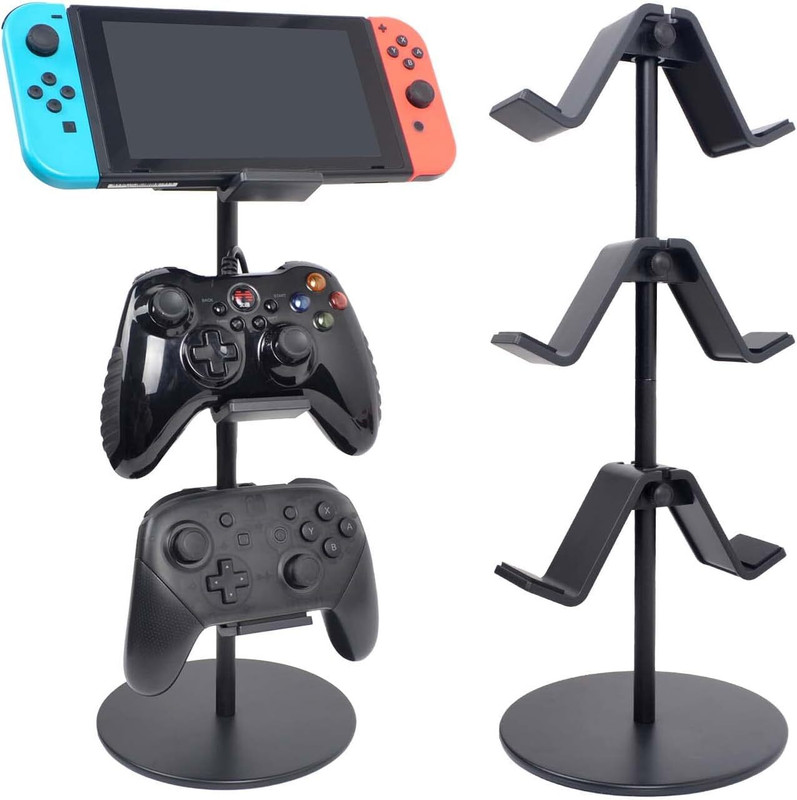 OIVO INDIA Controller 3-Tier, Multi Adjustable Game Remote Headphone Universal Stand  Gaming Accessory Kit(White, For PS4, PS5, PS3, Xbox, Xbox 360, Xbox One)