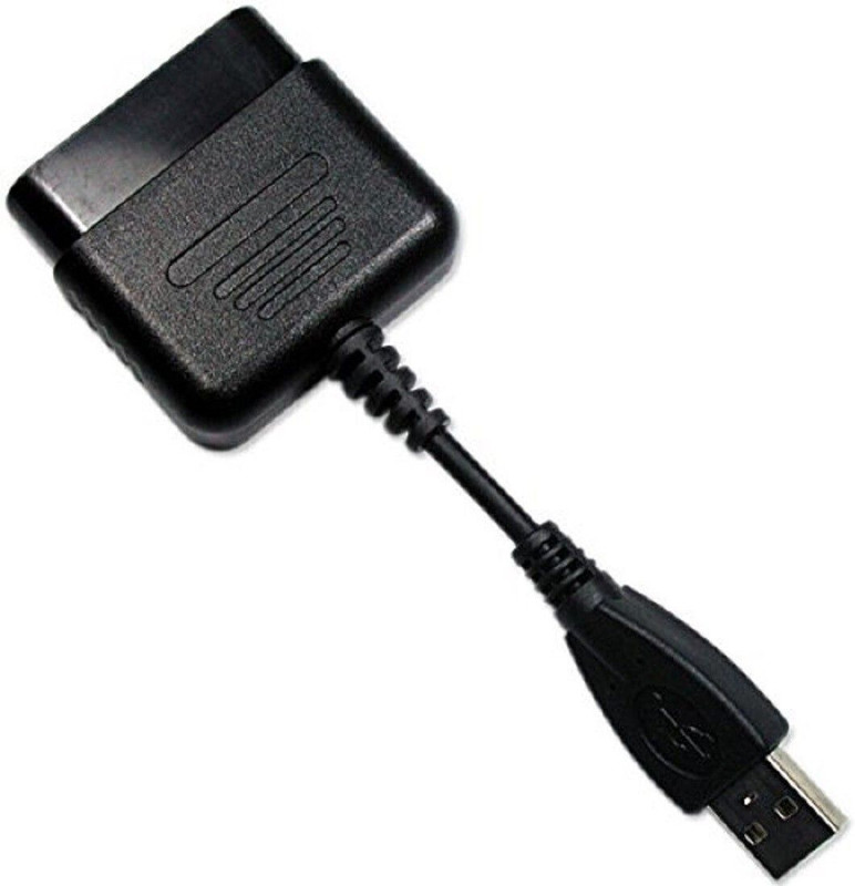 Tech Aura New PS2 to PS3 / PC controller converter cable cord USB adapter for PS3 PC  Gaming Accessory Kit(Black, For PS2, PS3)