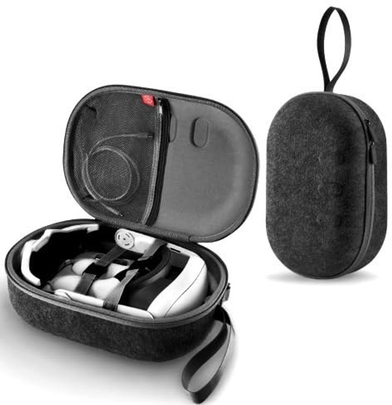 TMG Hard Shell Case Box Storage Bag For Meta Quest 3/Apple Vision Pro  Gaming Accessory Kit(Black, For Mac OS)