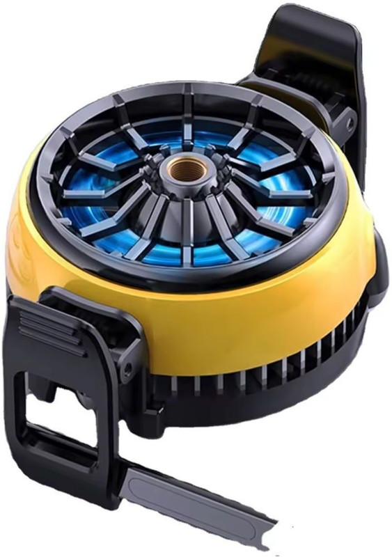Aliens Mobile Cooler Gaming Fan, Applicable Mobile Phone Width 2.28-3.86inch  Gaming Accessory Kit(Yellow, For Android, iOS)