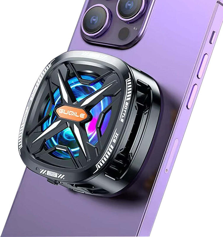 FITRIC Rechargeable Magnetic Smartphone Cooler Fan Portable Radiator for Gaming Phones  Gaming Accessory Kit(Multicolor, For Android)
