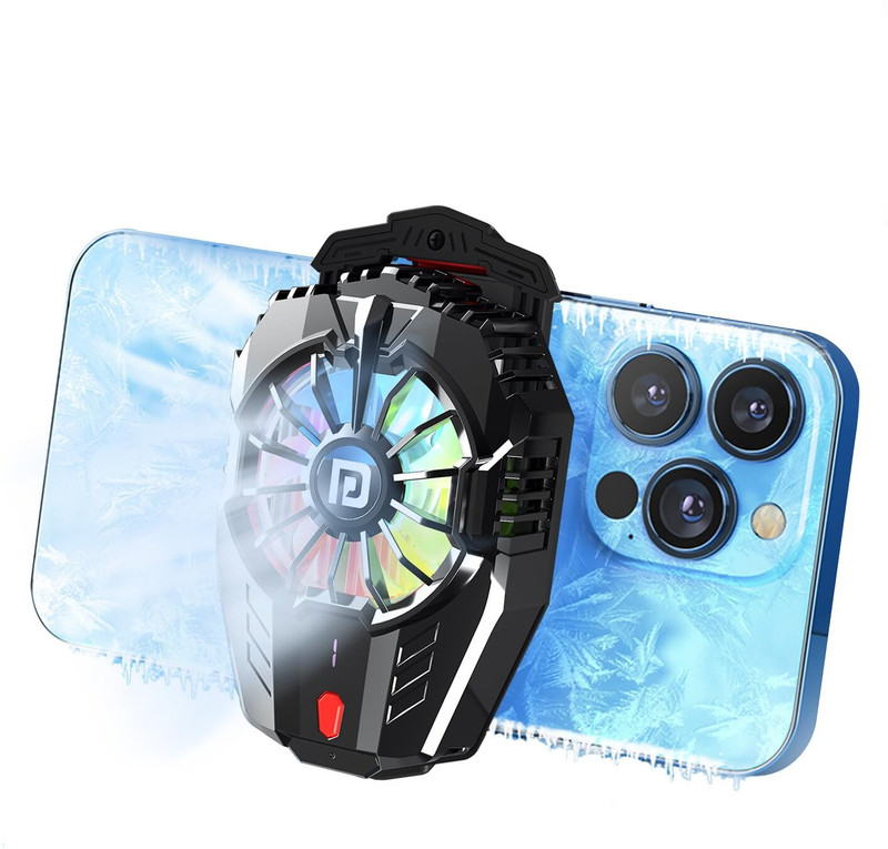 Portronics Cool Pulse Instant Mobile Cooling Fan for Gamer with Radiator Cooling Technology  Gaming Accessory Kit(Black, For Android, iOS)