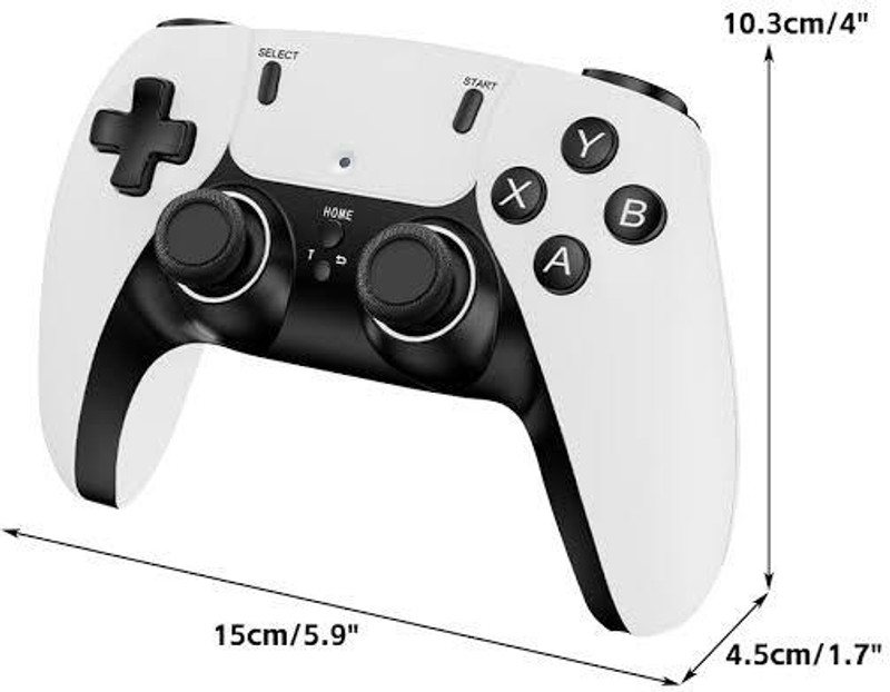 TUNSKIY Wireless Rettro Game Console, Rettro Game Stick with Built-in  Gaming Accessory Kit(White, For PC)