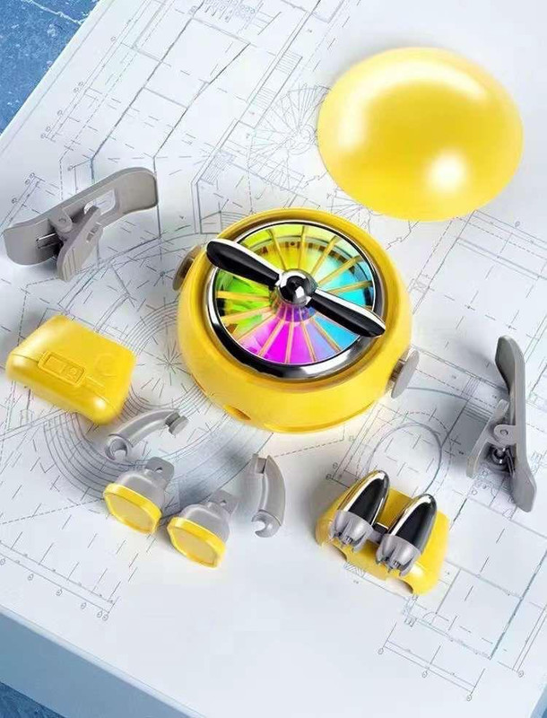 Cubonic A02 Magnetic/Clip Detachable Astronaut Self Standing Mobile Radiator Cooling Pad  Gaming Accessory Kit(Yellow, For iOS, Android)