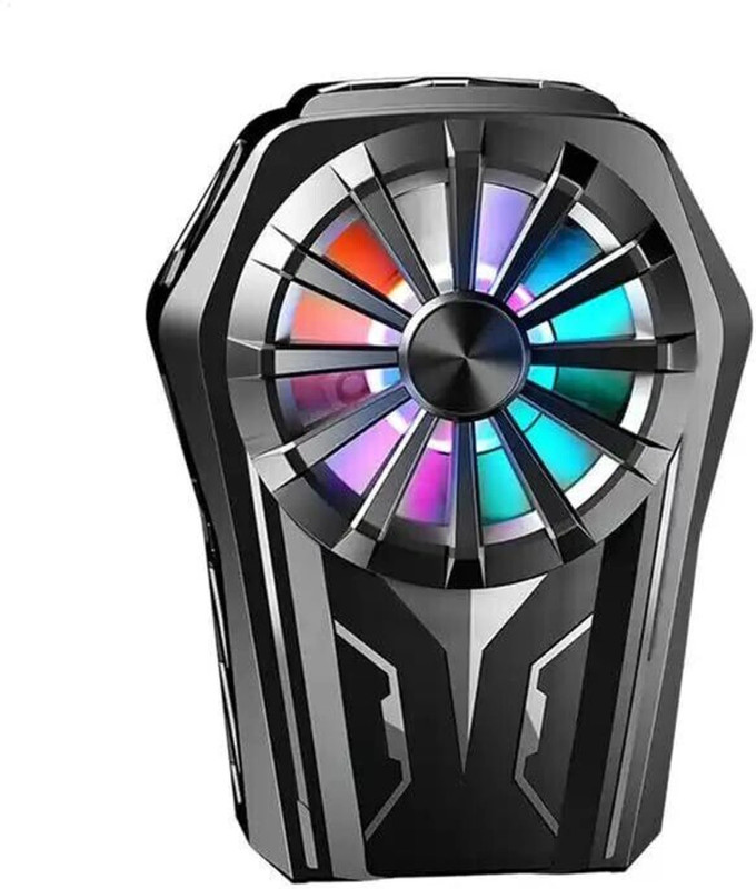 Alfa Mobile Cooling Fan Rechargeable Battery Mobile Cooling Fan Rechargeable Fan  Gaming Accessory Kit(Black, For Android, iOS)