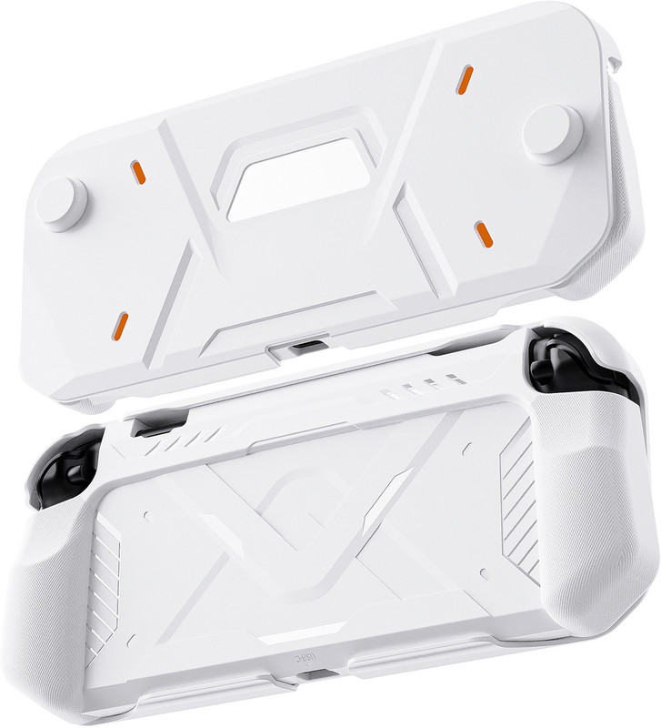 OIVO INDIA Protective Case for Nintendo Switch 2 (2025), PC Front Cover + TPU Soft Back  Gaming Accessory Kit(White, For Nintendo Switch)