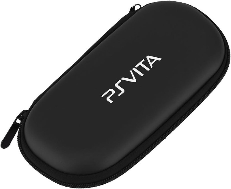 TMG Protective Hard Carrying Case for PS Vita Shockproof PS Vita Travel Pouch  Gaming Accessory Kit(Black, For PS)