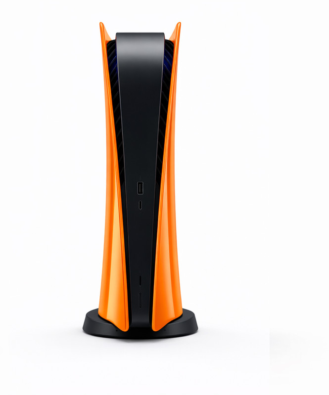 Krafftech Cosmic Orange OG PS5 Disk Cover Plates  Gaming Accessory Kit(Cosmic Orange, For PS5)