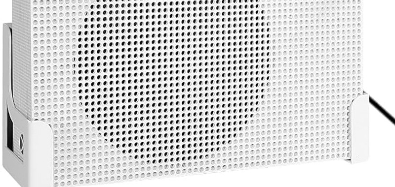 OOPZ Wall Mount for Xbox -One S, Metal Wall Mount Holder for Xbox- One S  Gaming Accessory Kit(White, For Xbox)