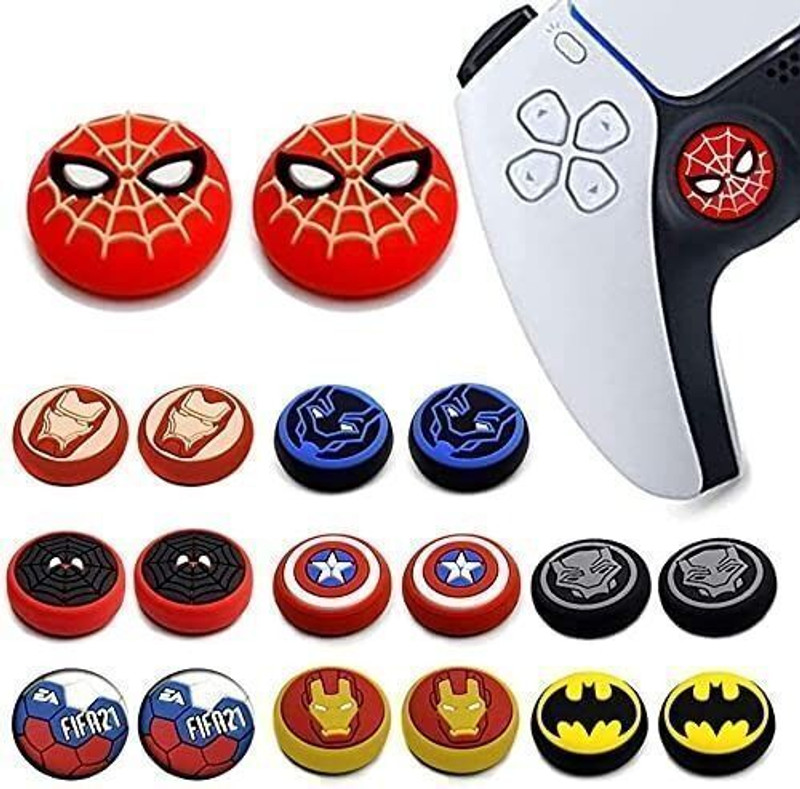gamenophobia Thumb Grip Stick Cover, Wireless Controllers Game Remote Joystick Cap 10pc  Gaming Accessory Kit(Multicolor, For PS5, PS4, Xbox)