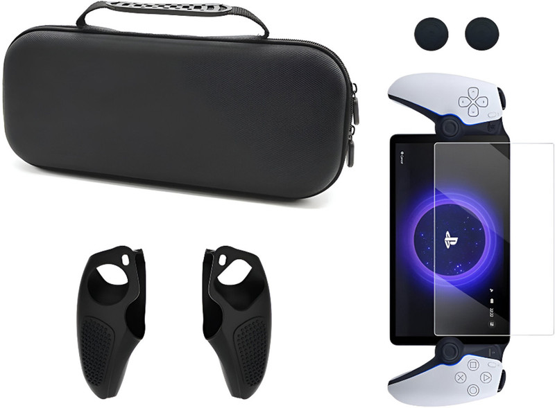 HICLE PlayStation Portal Case Set – Durable, Drop & Scratch-Proof Protection  Gaming Accessory Kit(Black, For PS)