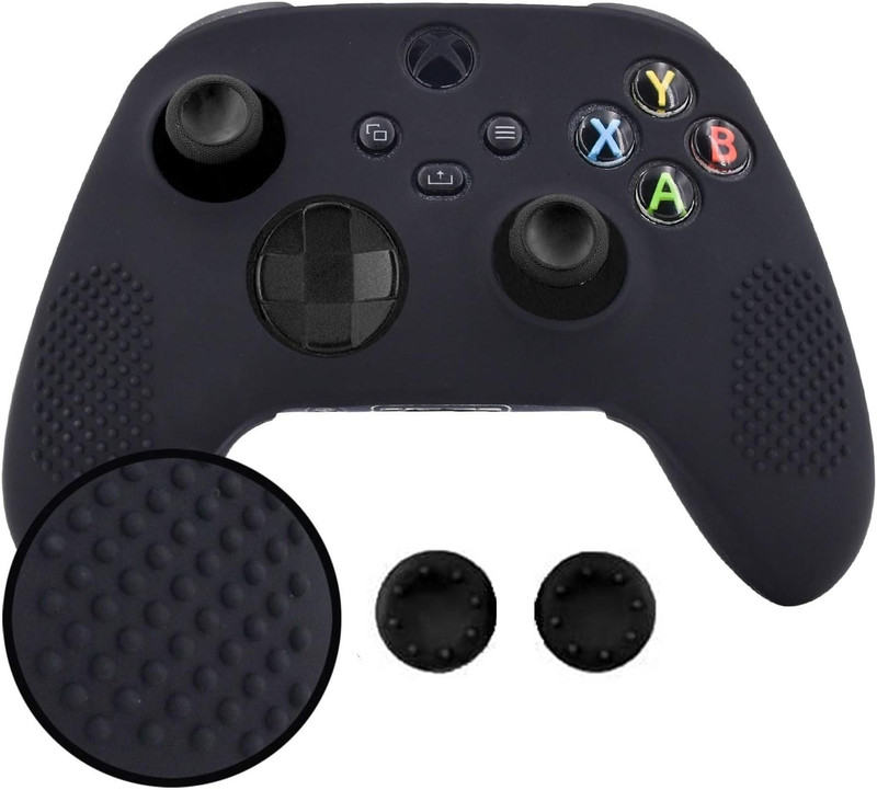 TMG Silicone PS 5 Controller Cover Case with 2 Thumb Grips  Gaming Accessory Kit(Red, For PS5)