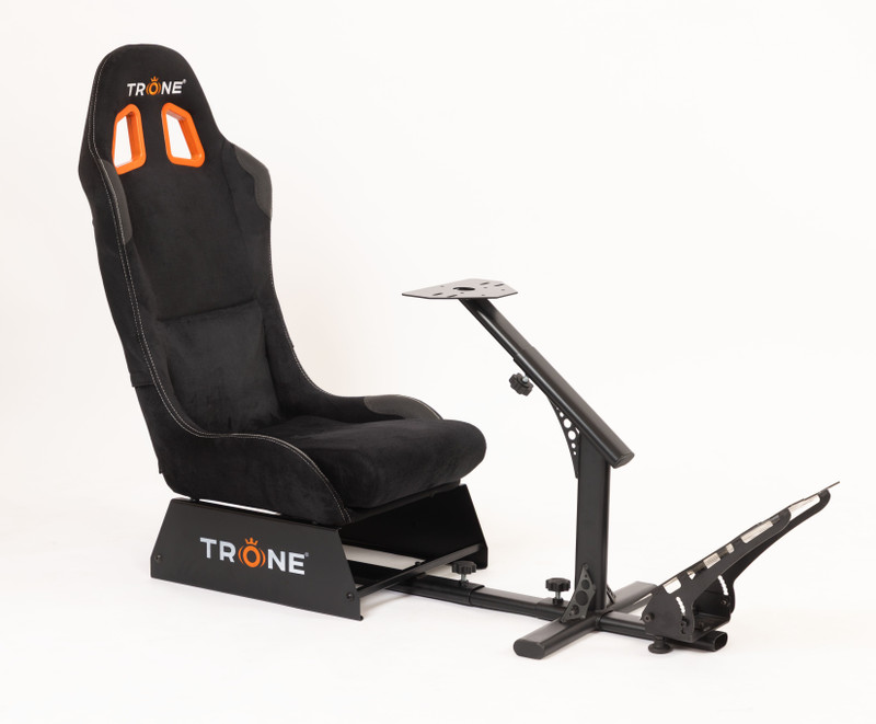 trone RS1 Racing Simulator Gaming Chair | Driving Cockpit for Adults & Teens Gaming Chair(Black)
