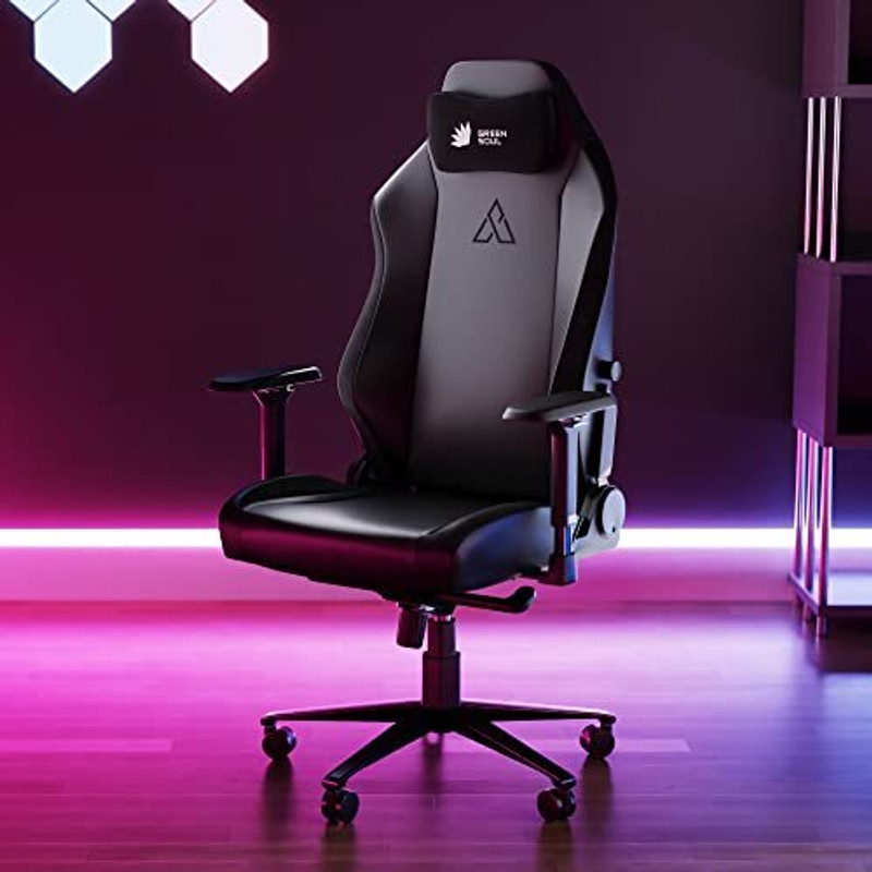 GREEN SOUL Assassin Gaming Chair  (Black)