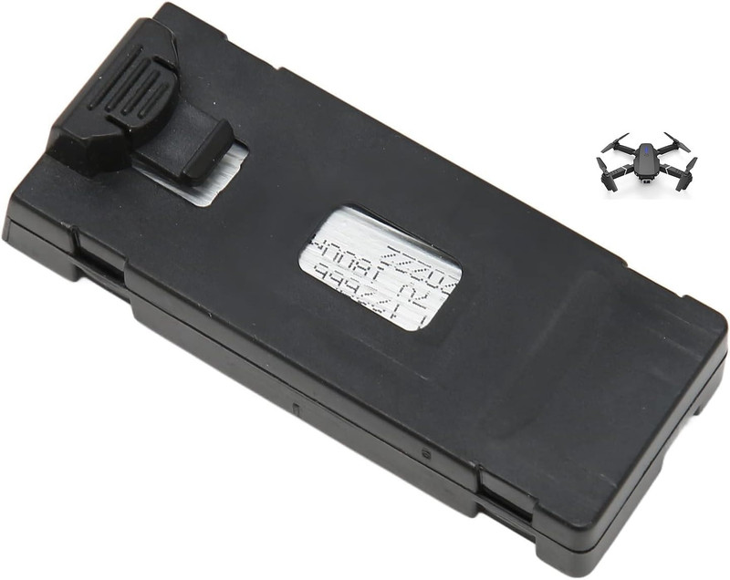 DIYAN INTERNATIONAL RC-Drone-UAV-Battery-Plug-and-Play-3.7V-1800mAh-Battery-E88-E88pro Game Battery(Yes)