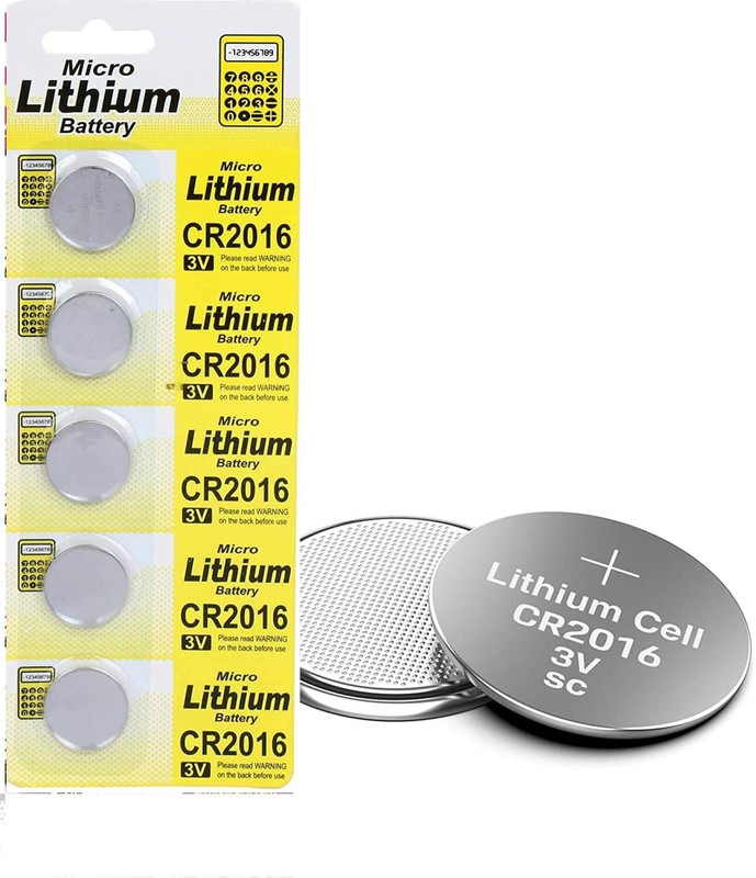 nawani Lithium Battery CR2016 3V (Pack Of Five) Game Battery(No)