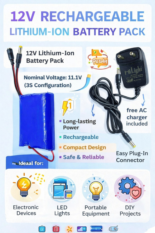 GARG TECH 12v with charger Game Battery(Yes)