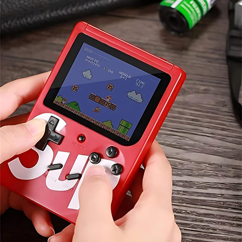 Elevea Handheld Retro Video Game Console with TV Output for Kids - 15 Years Warranty 32 GB with Classic Games(Multicolor)